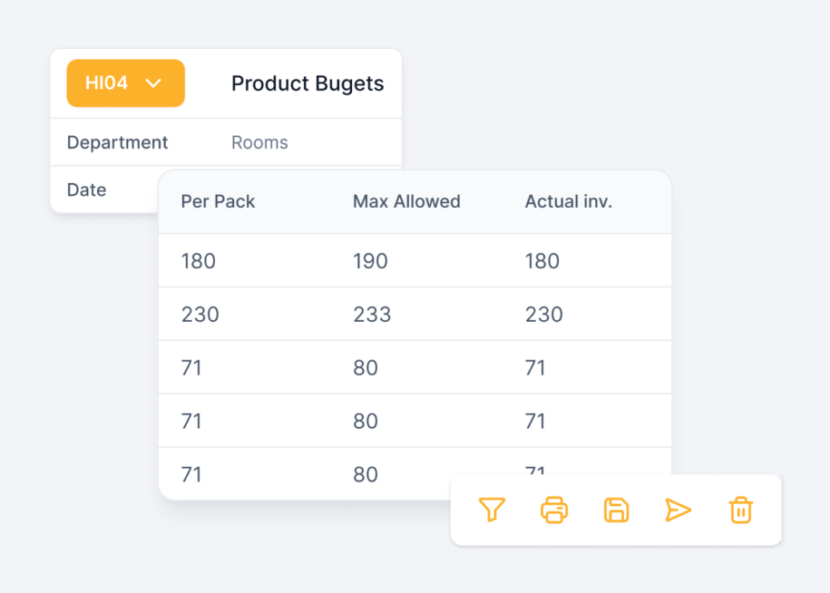 Inn-Flow - Hotel Procurement and Management Software - Expense Tracking