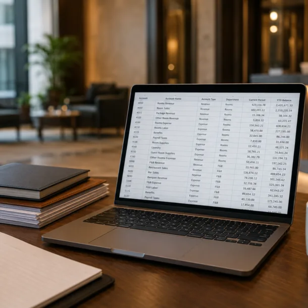 hotel chart of accounts
