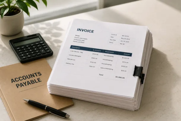 hotel invoice processing