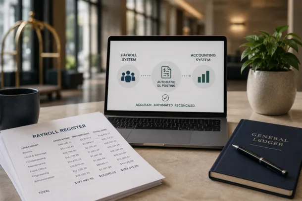 hotel payroll accounting integration