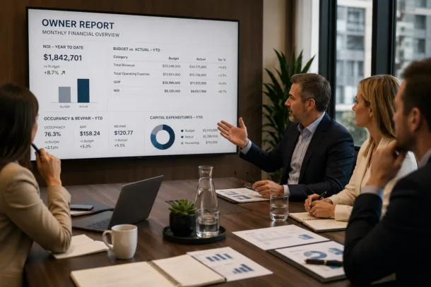 hotel owner financial reporting